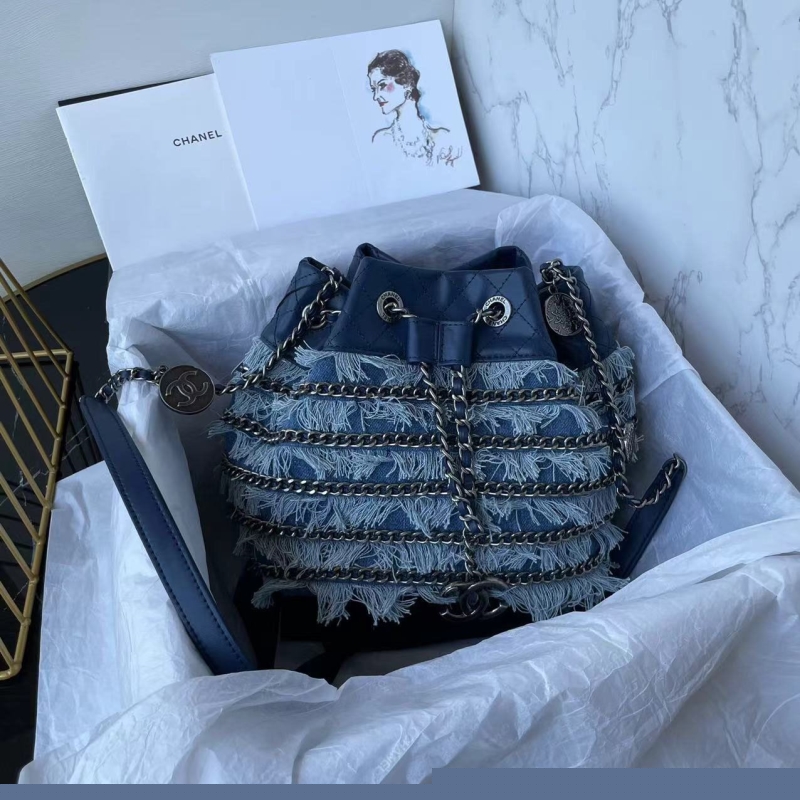 Ch*el bucket bags